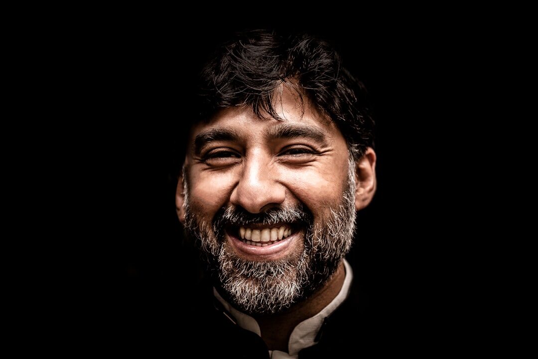 famous actor smiling